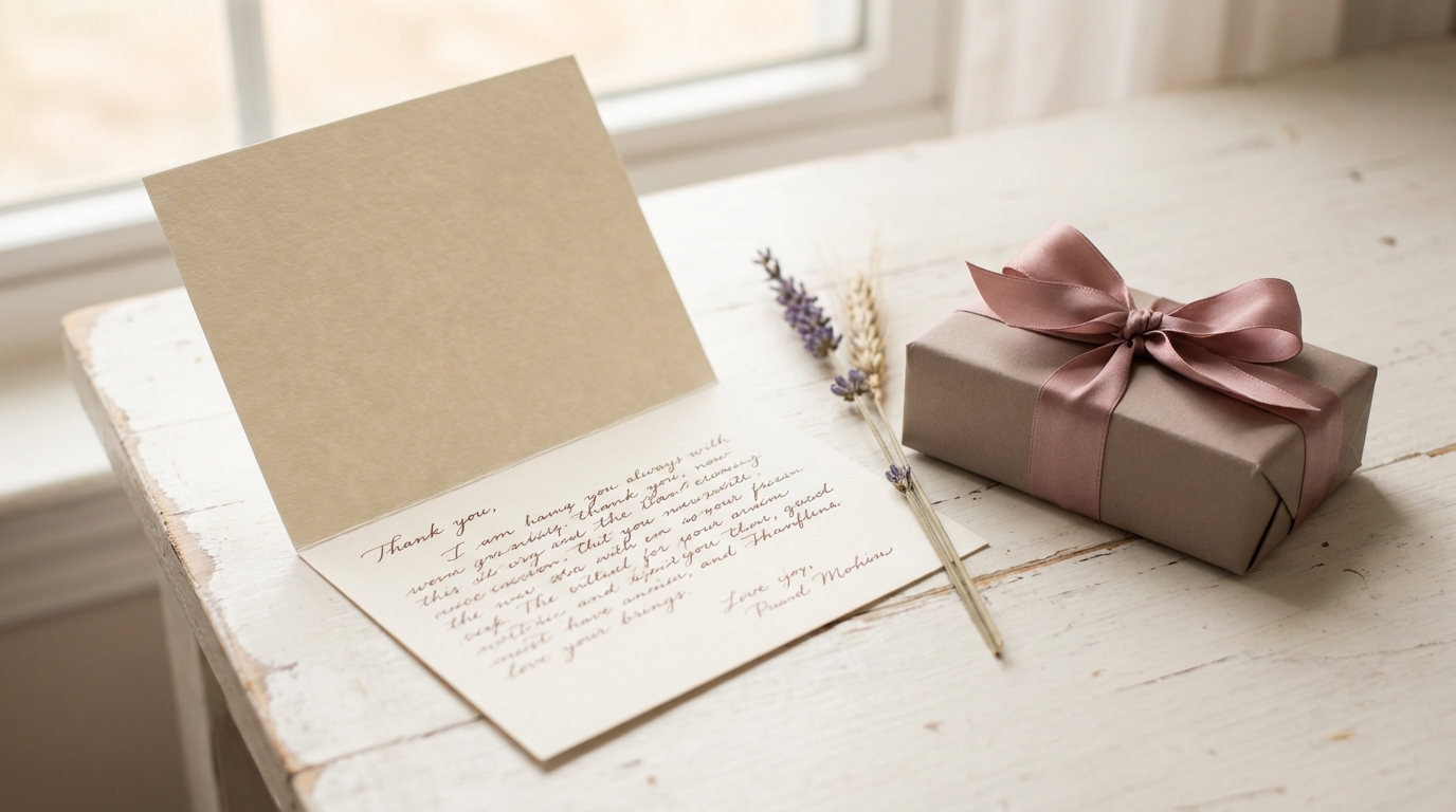Thank You Card - What to Write in a Thank You Card